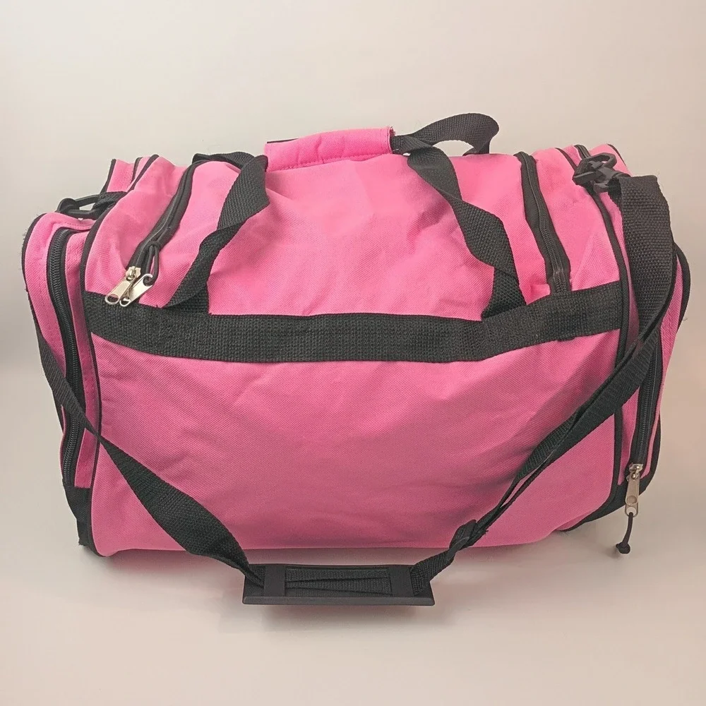 Trailmaker Red And Black Duffel Bag front mesh pocket & multiple compartment